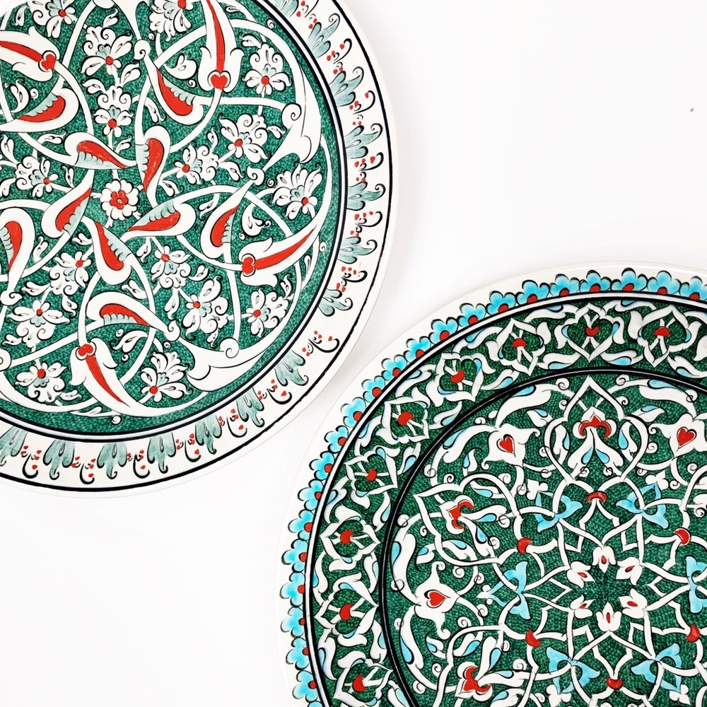 Susler Cini Turkish Hand Painted Plates - Picture 1 of 7